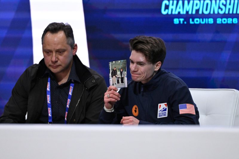 Maxim Naumov pays tribute to parents at US figure skating championships